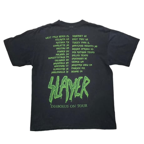 SLAYER DIABOULUS ON TOUR TEE WINTERLAND LARGE 5134