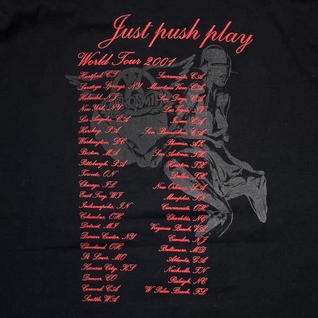 AEROSMITH SORAYAMA JUST PUSH PLAY WORLD TOUR 2001 ALSTYLE XL 4023