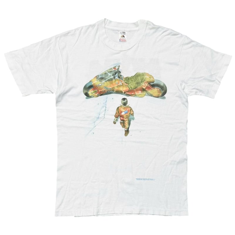AKIRA 1988 KANEDA BIKE POSTER DESIGN WHITE FRUI
