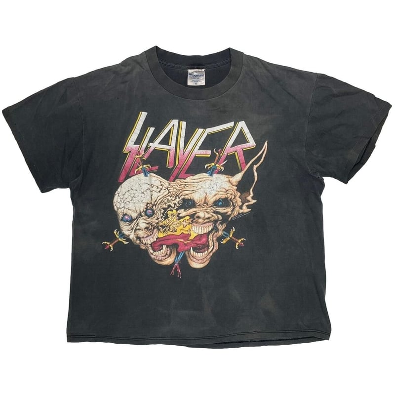 SLAYER 1991年　バンT 90's SLAYER CLASH OF THE TITANS ワールドツアー1991