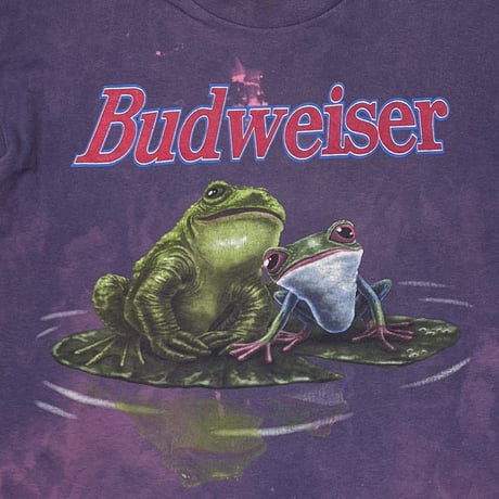 Budweiser FROGS LOOK UP MOON FADED NAVY WILD OATS LARGE 6584