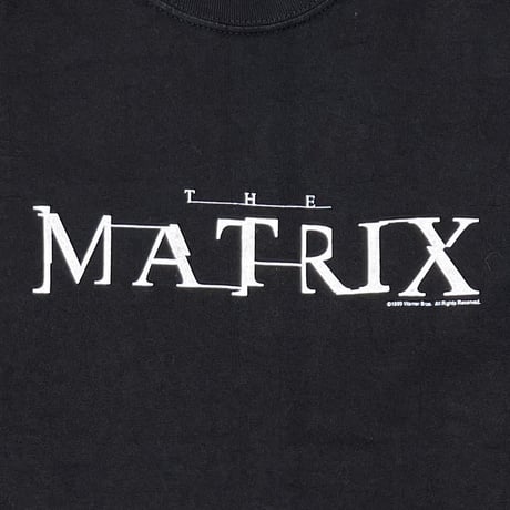 THE MATRIX 1999 TEXT LOGO HANES XL 2374
