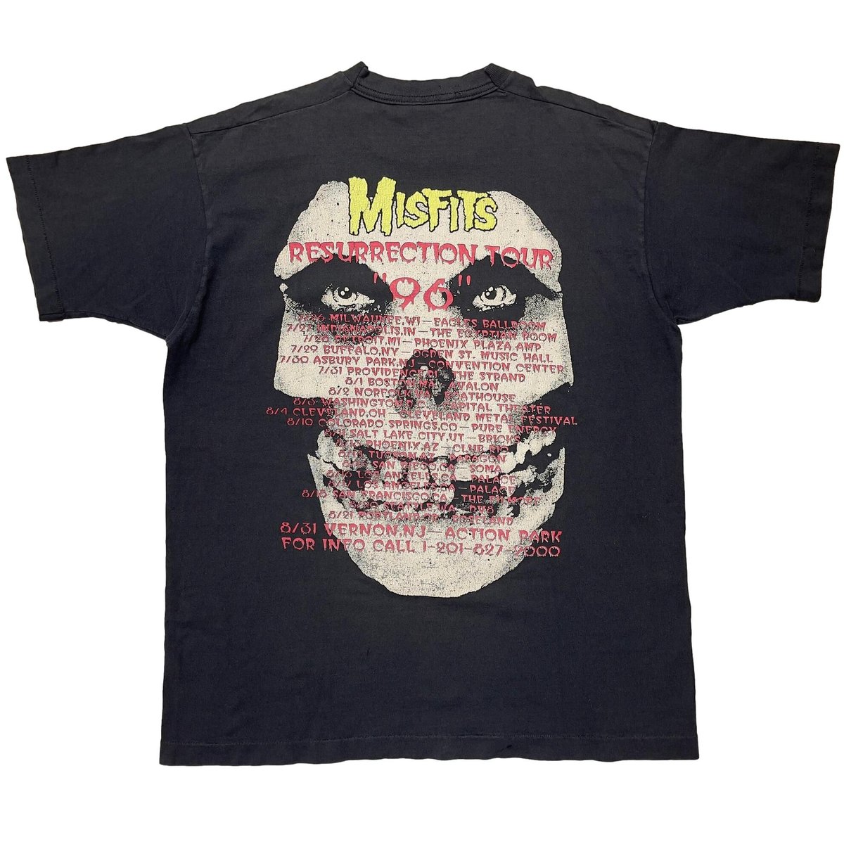 Misfits Resurrection Tour Tシャツ 1996年製 Vintage 1996 Misfits Resurrection Tour T-Shirt – Mills