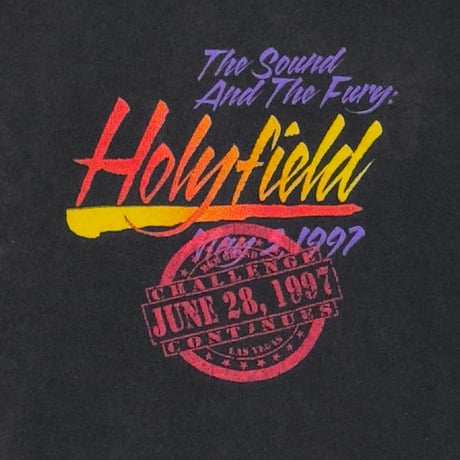 HOLYFIELD vs TYSON 1997 HOLYFIELD LARGE 4666