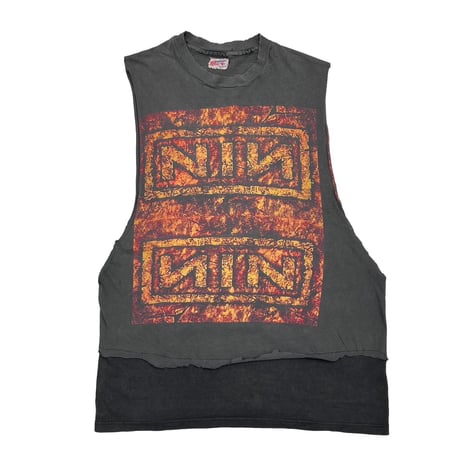 NINE INCH NAILS LIVE MAY 1994 SLEEVELES HANES LARGE 6580