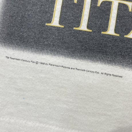 TITANIC 1998 MOVIE PROMO TEE WHITE FITS M-L 8260