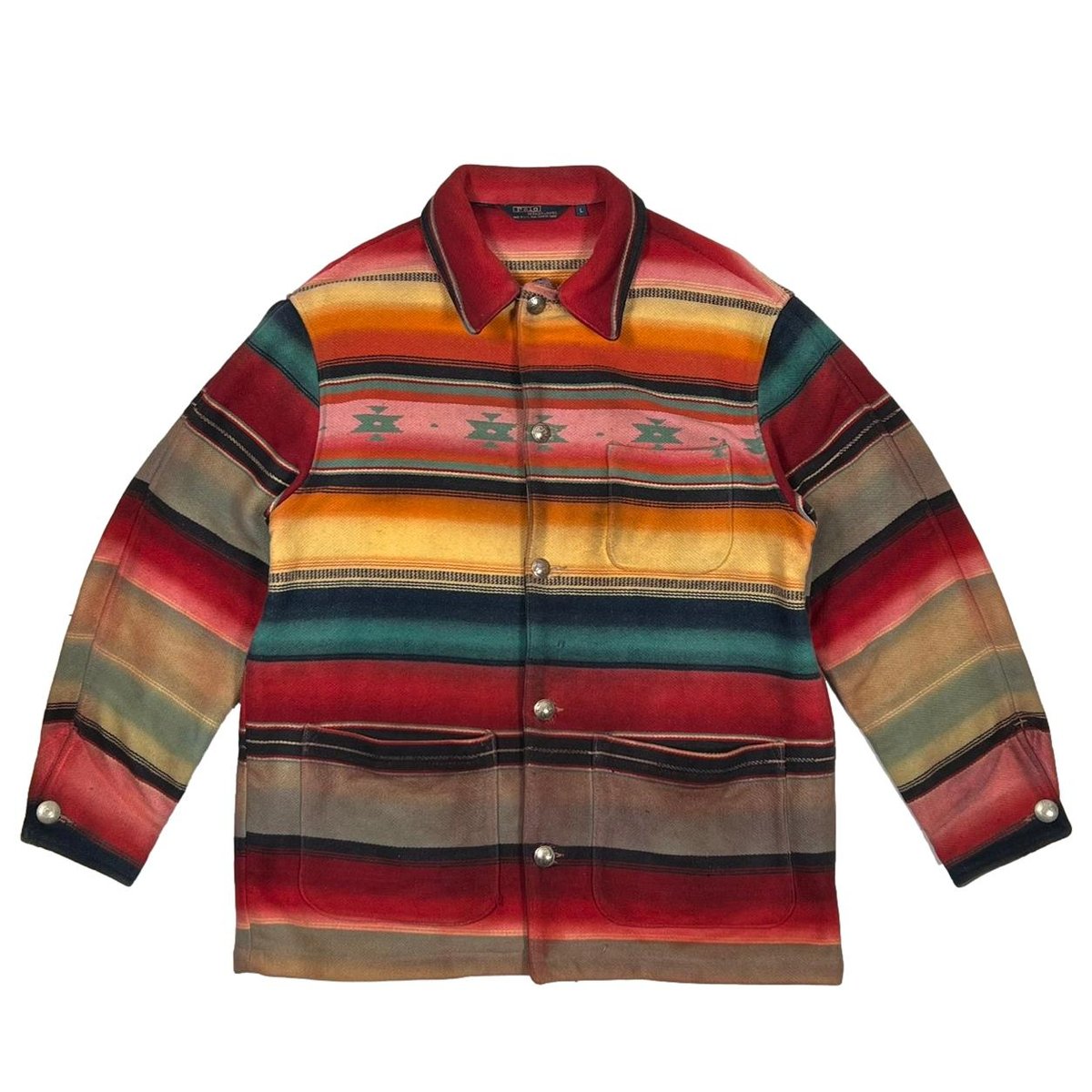 POLO RALPH LAUREN NATIVE RAG JACKET LARGE | gre