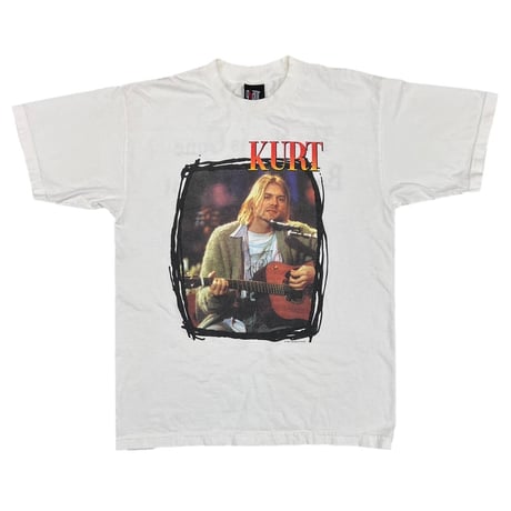 NIRVANA 1995 KURT COBAIN MEMORIAL THE SUN IS GONE WHITE GINAT LARGE 7759