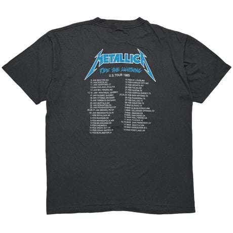 METALLICA 1985 RIDE THE LIGHTNING FITS XL 2650