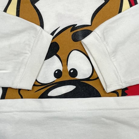 SCOOBY-DOO AND THE STOCKINGS WERE HUNG LS 69TEE WHITE WARNER BROS LARGE 1719