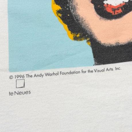 ANDY WARHOL 1996 MARIYN MONROE WHITE FRUIT OF THE LOOM XL 9058