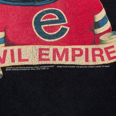 RAGE AGAINST THE MACHINE EVIL EMPIRE Y2K XL 0084