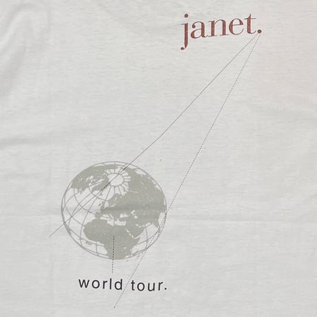JANET JACKSON WORLD TOUR 1993 WHITE XL 2152