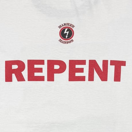 MARILYN MANSON REPENT RINGER WHITE/BLACK WINTERLAND XL 4013