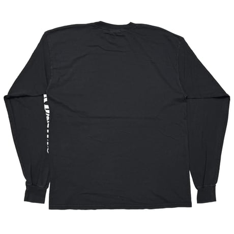 JACK DANIEL'S WISKEY LABEL LOGO LS BLACK GILDAN LARGE 3396