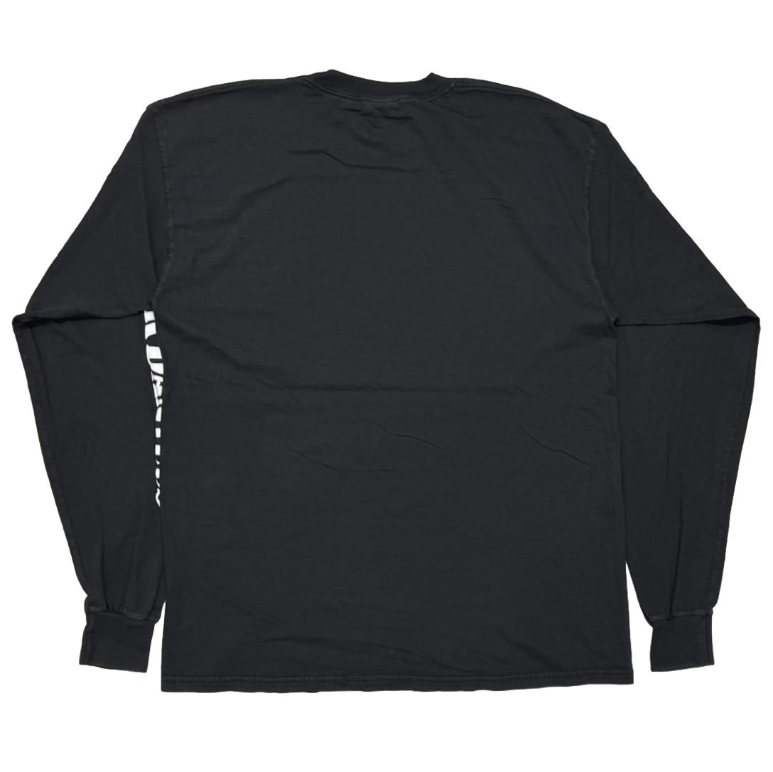 JACK DANIEL'S WISKEY LABEL LOGO LS BLACK GILDAN