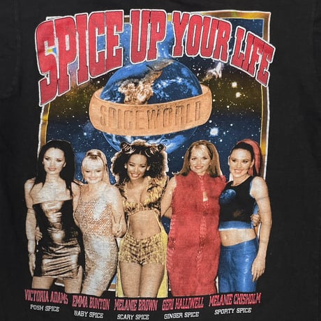 SPICE GIRLS RAP DESIGN SPICE UP YOUR LIFE MEDIUM 7821
