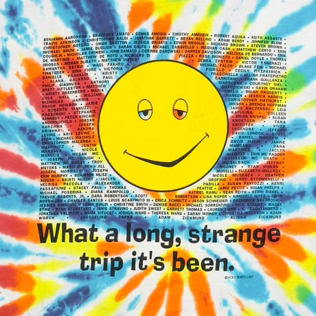 OLD & VINTAGE SMILE DAZED AND CONFUSED IN 97 TIE DYE ONEITA FITS XL 7319