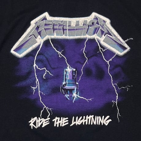 METALLICA 1987 RIDE THE LIGHTNING TEEJAYS XL 9320