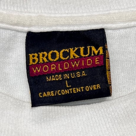 ROLLING STONES STICKY FINGERS WHITE BROCKUM LARGE 9924