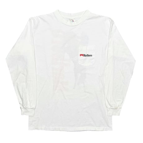Marlboro WILD HOUSE POCKET LS WHITE XL 1106