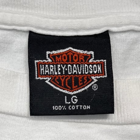 HARLEY DAVIDSON FLAME LS CAROLINA WHITE LARGE 4861