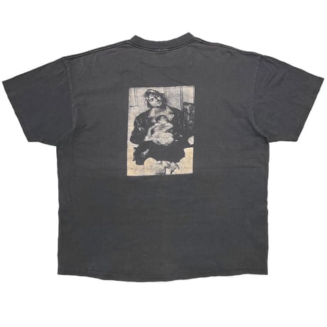 NIRVANA KURT COBAIN WITH DAUGHTER BOOTLEG ONEITA XXL 6912