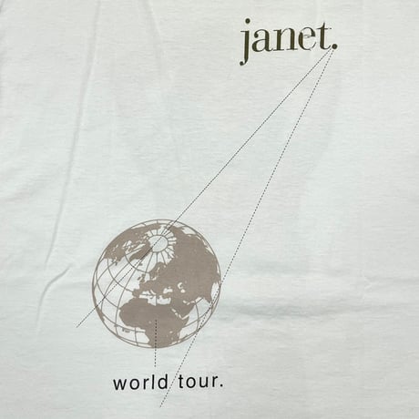 JANET JACKSON WORLD TOUR 1993 WHITE NICE MAN XL 5293