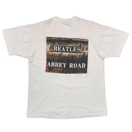 BEATLES 1990 ABBEY ROAD WHITE FRUIT OF THE LOOM XL 9306