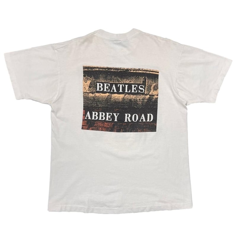 BEATLES 1990 ABBEY ROAD WHITE FRUIT OF THE LOOM