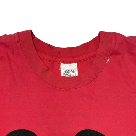 DISNEY VINTAGE CLASSIC MICKEY MOUSE LINK PRINT RED FITS XL 0218