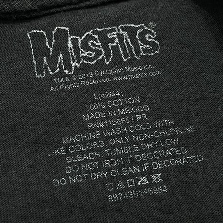 MISFITS AMERICAN FLUG SKULL TEE LARGE 5388