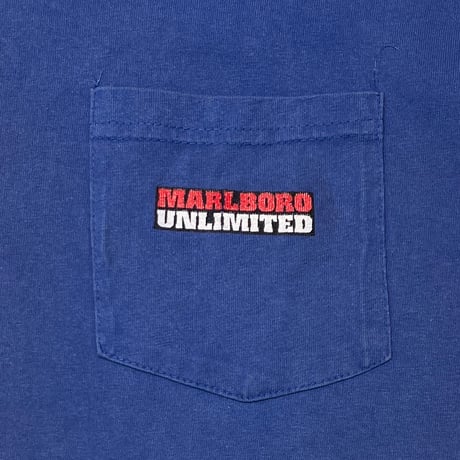 Marlboro UNLIMITED COYOTE POCKET TEE BLUE XL 6634