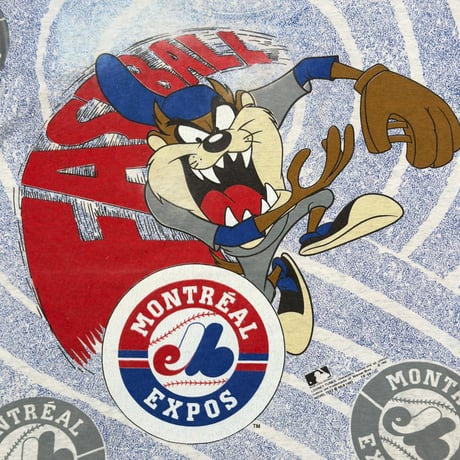 LOONEY TUNES 1993 TAZMANIAN DEVIL MONTREAL EXPOS OVP LARGE 9467