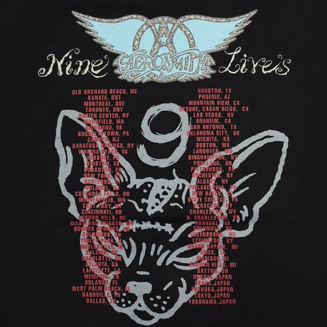 AEROSMITH 1997 NINE LIVES MURINA LARGE 7373