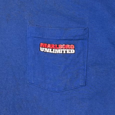 Marlboro UNLIMITED COYOTE POCKET TEE BLUE XL 4734
