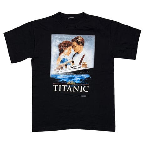 TITANIC 1998 MOVIE PROMO BLACK FITS LARGE 9540