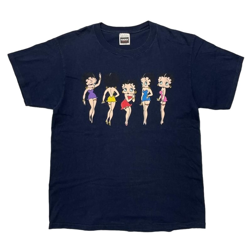 BETTY BOOP 1994 LINK PRINT NAVY TULTEX XL 6902