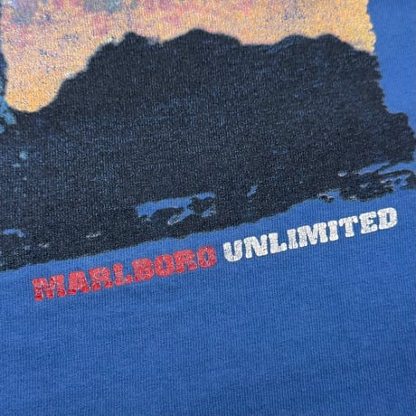 Marlboro UNLIMITED COYOTE POCKET TEE BLUE XL 1289