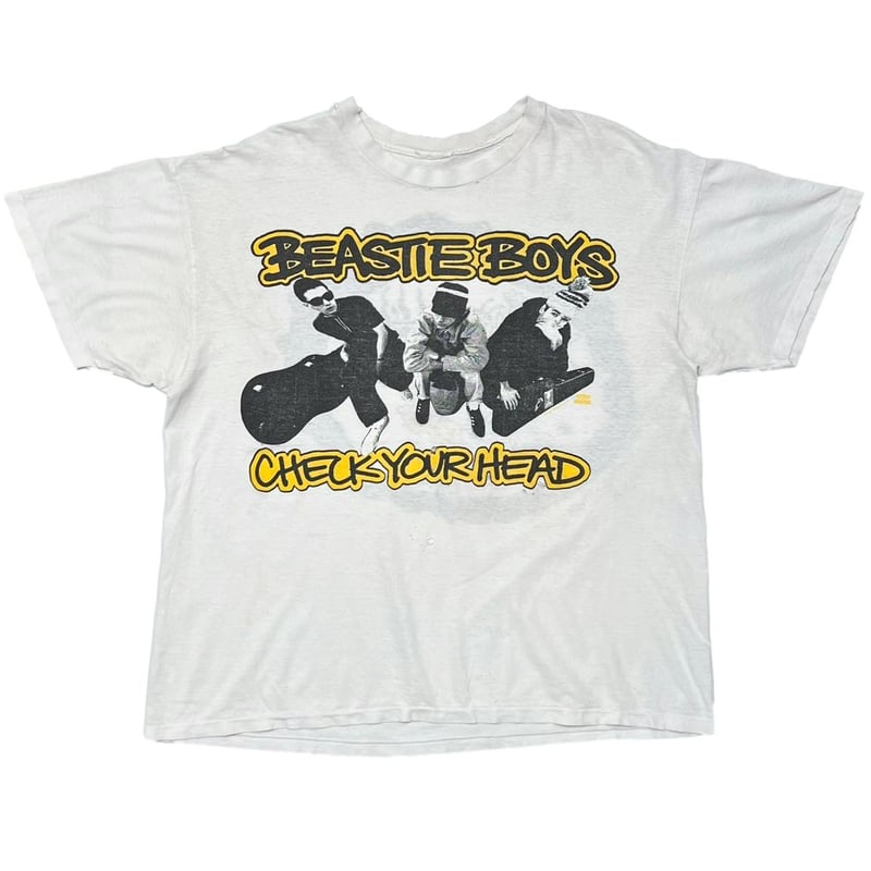 BEASTIE BOYS CHECK YOUR HEAD WHITE FITS XL 5322