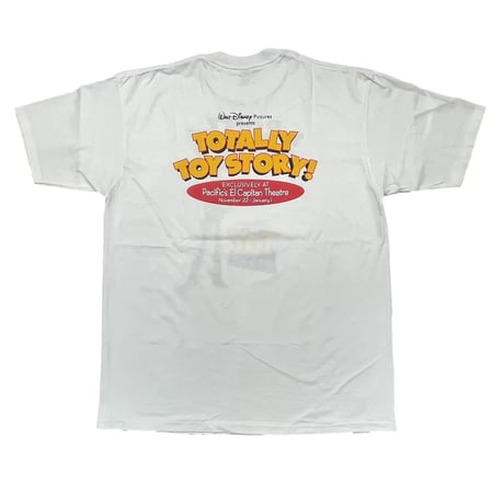 DISNEY VINTAGE TOY STORY DON'T YANK MY STRING! TEE WHITE XL 6073