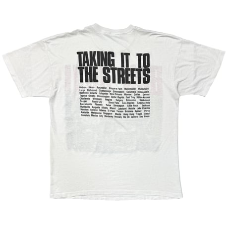 BON JOVI TALKING IT TO THE STREET WHITE FITS XL 4176