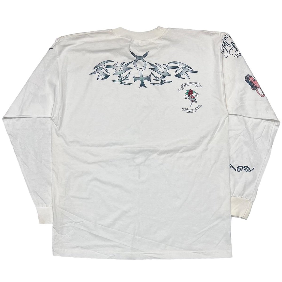 DENNIS RODMAN TATTOO LS WHITE XL 0302 | greatLA