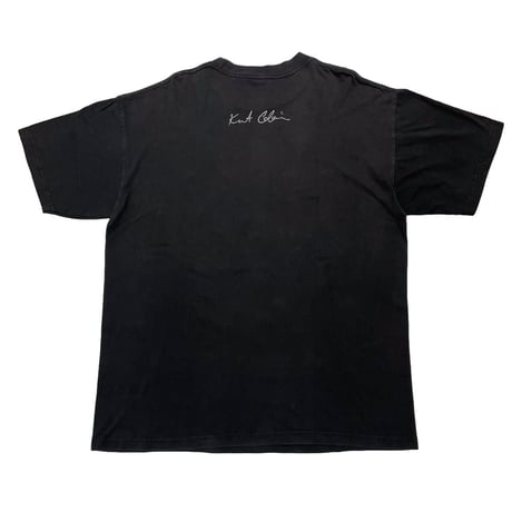 KURT COBAIN MEMORIAL TEE BLACK GIANT TAG XL 9610