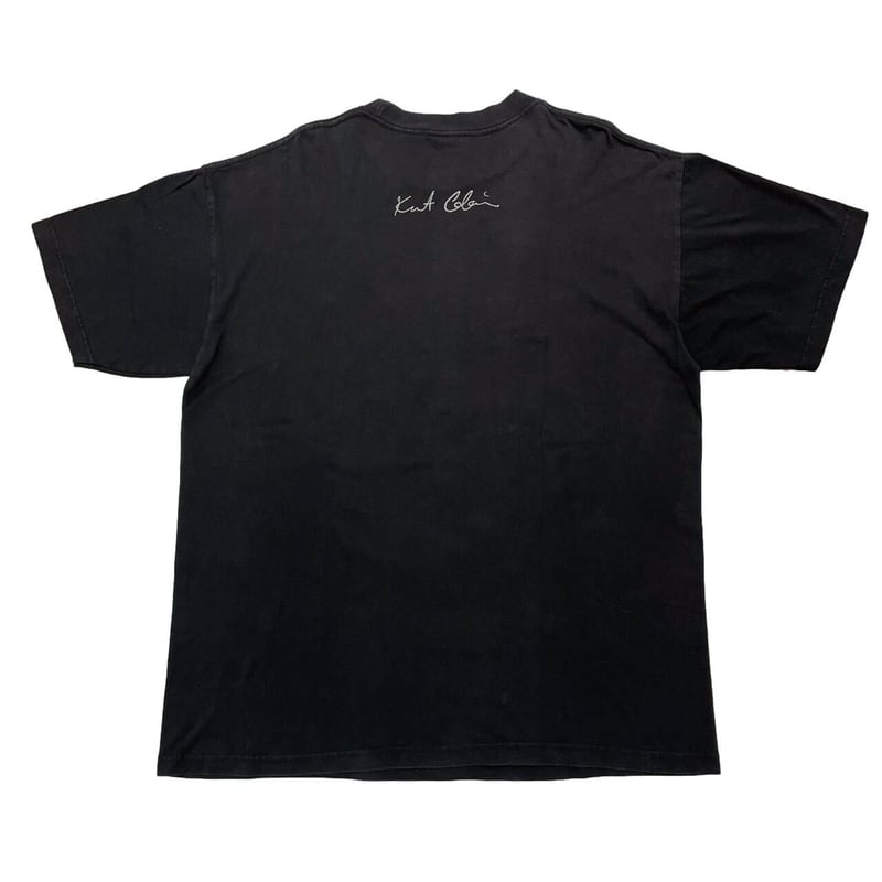 KURT COBAIN MEMORIAL TEE BLACK GIANT TAG XL 961