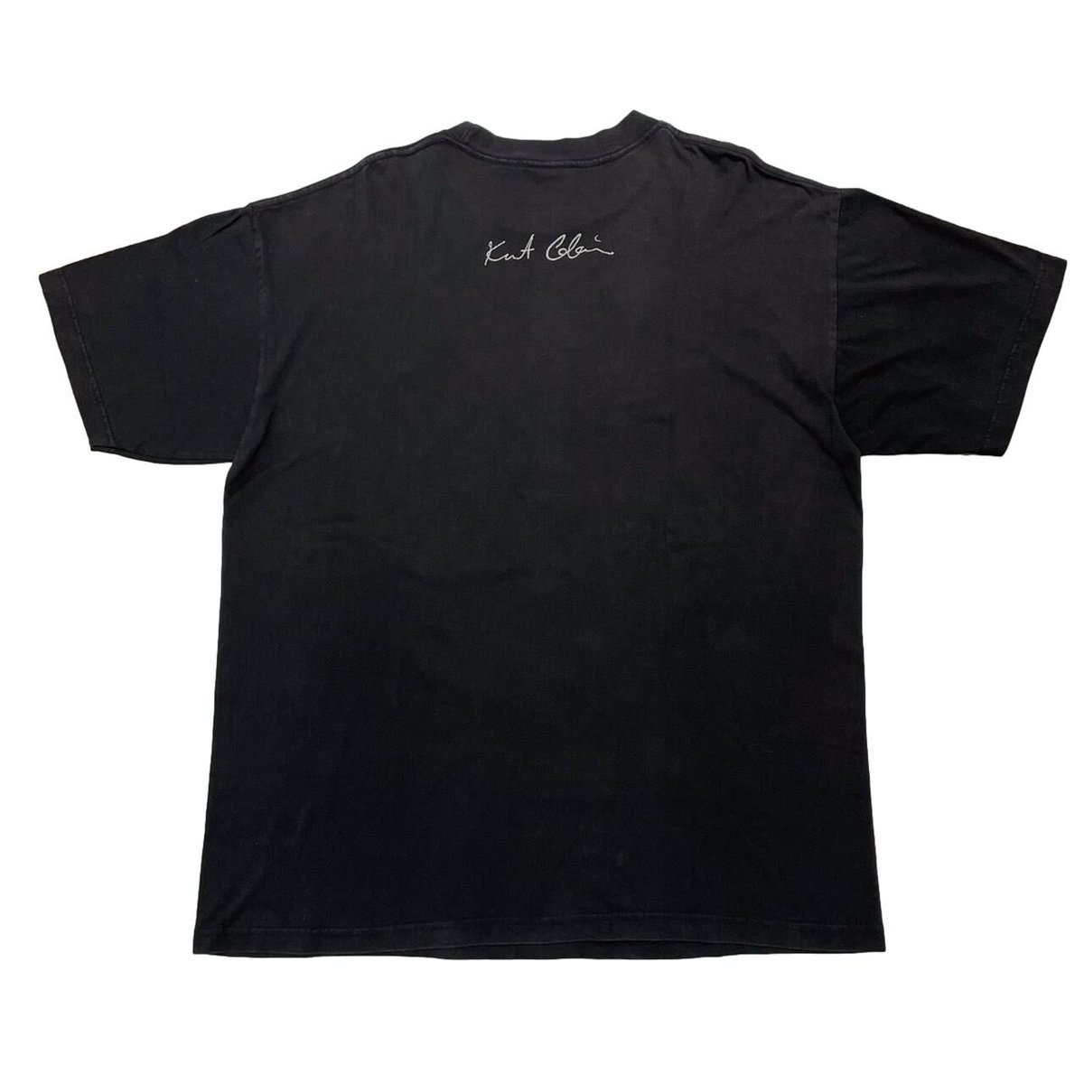 KURT COBAIN MEMORIAL TEE BLACK GIANT TAG XL 961