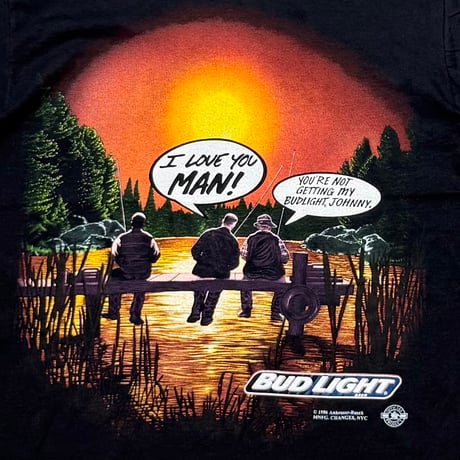 Budweiser 1996 BUD LIGHT I LOVE YOU MAN! CHANGES XL 7312