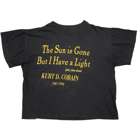 NIRVANA KURT COBAIN MEMORIAL MTV UNPLUGGED THE SUN IS GONE GIANT LARGE 1613