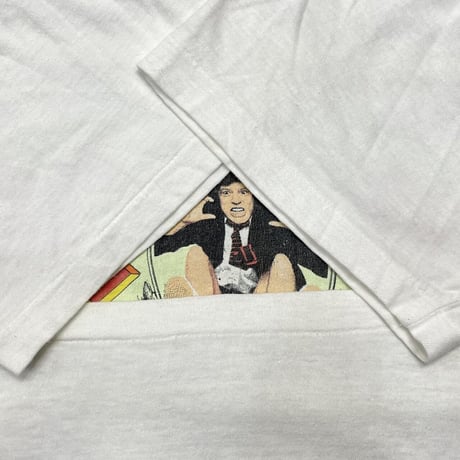 AC/DC 1990 MONEY TALKS WORLD TOUR 1990/91 WHITE FITS XL 8222