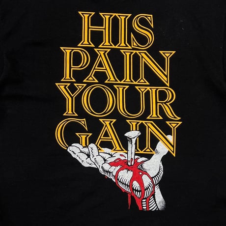 LORD'S GYM BENCH PRESS HIS PAIN YOUR GAIN SOF TEE LARGE 2995